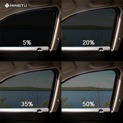Mingtu NX50 VLT50% Черный Ультрачестный Солнечный Контроль Нано-Керамический Автомобильный Тепло УФ-Блок Профессиональная Оконная Цветная Клейкая Пленка