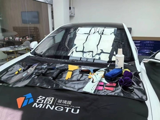 Mingtu NX50 VLT50% Черный Ультрачестный Солнечный Контроль Нано-Керамический Автомобильный Тепло УФ-Блок Профессиональная Оконная Цветная Клейкая Пленка