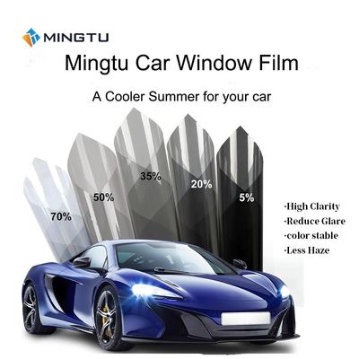 MINGTU UVTIN60 Изоляционная UV400 Окно солнечная оттенковая пленка с одноцветным стилем дизайна