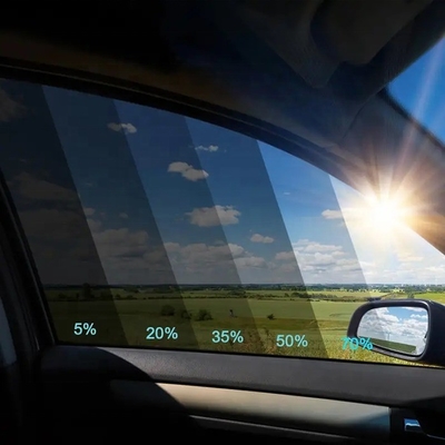 70% Керамический цвет окна VLT с 99% УФ-устойчивостью PET Клейкая солнечная пленка для окон 1,52*30м