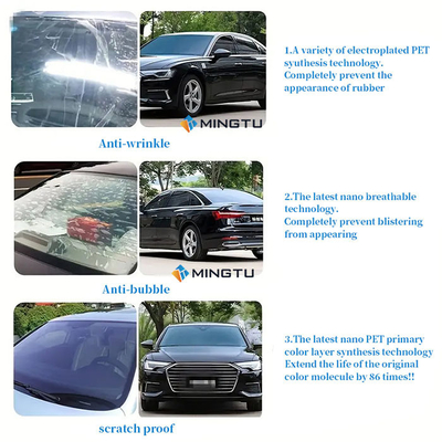 Инфракрасное защитное Mingtu NX50 VLT50% Керамическая карбоновая краска для автомобильных окон
