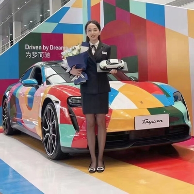 Многоцветный Mingtu Custom Printing Car Vinyl Wrap для рекламы дизайн стиль Фан-клуб