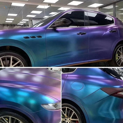 Mingtu Chameleon Glossy Vinyl Wrap Соединенные Штаты Клей для автомобильного кузова