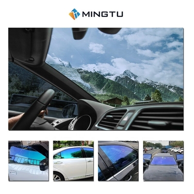 Mingtu PET 2 Ply 1.52*30M Окрашенная пленка защитный наклейка солнцезащитный окно пленка с VLT 50%