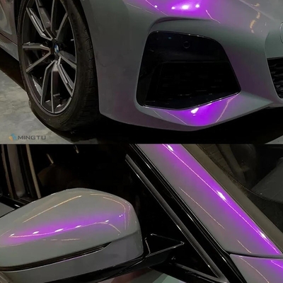 Изменение цвета Alcantara Автомобильное украшение Виннильная оберточная пленка -40°C до 200°C Mingtu OEM ODM