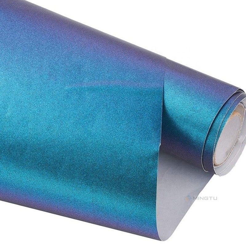 Mingtu Chameleon Glossy Vinyl Wrap Соединенные Штаты Клей для автомобильного кузова